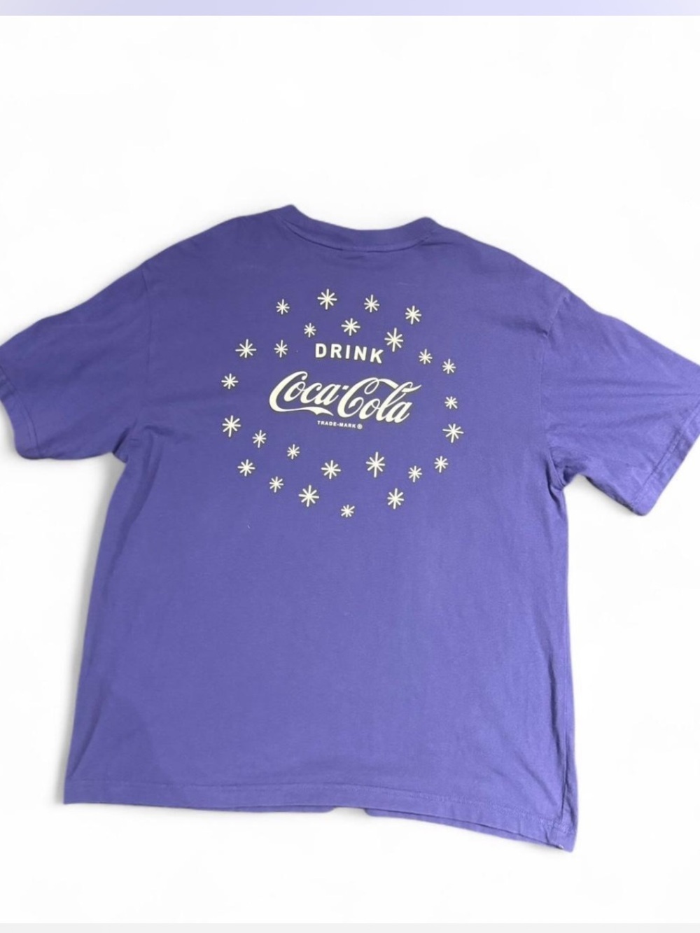 Coca Cola Purple Crewneck Tee with PacSun Tag - Picture 2 of 3